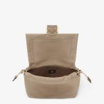 FENDI Mamma Baguette Medium Dove gray nappa leather bag - Image 2